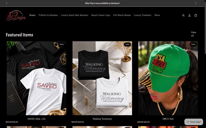 Screenshot of ibcdesigns.net