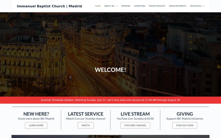 Screenshot of ibcmadrid.com