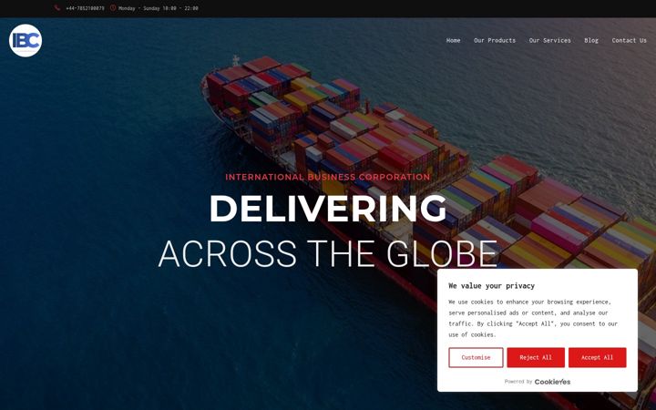 Screenshot of ibcorporation.co.uk