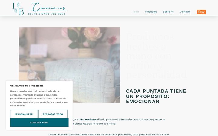 Screenshot of ibcreaciones.es