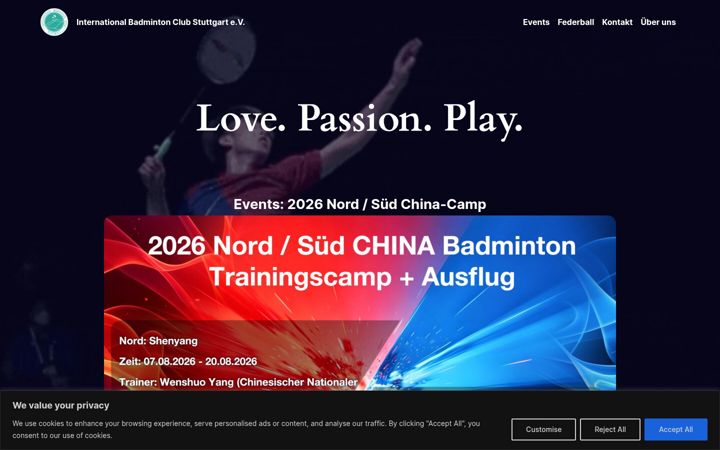 Screenshot of ibcs-sport.de