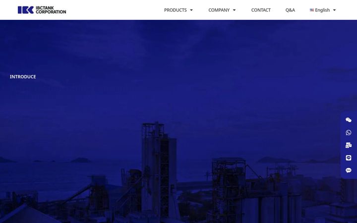Screenshot of ibctankcorporation.com