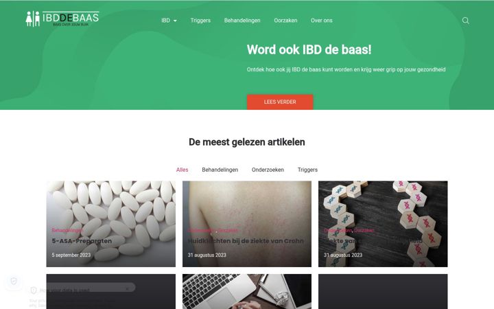 Screenshot of ibddebaas.nl