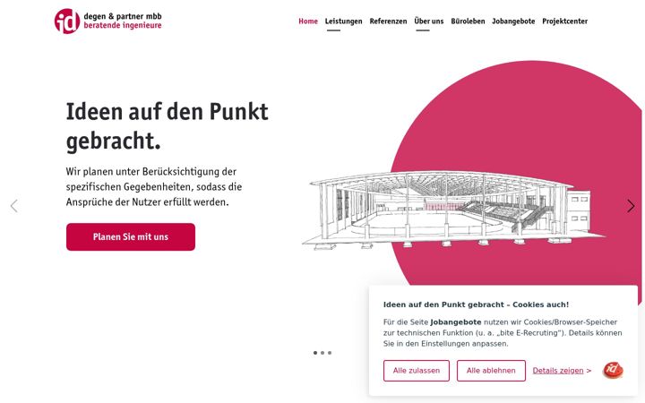 Screenshot of ibdg.de