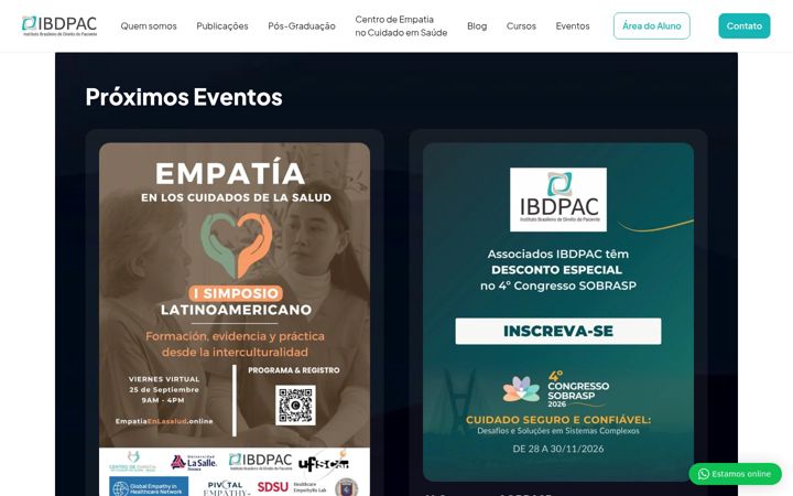 Screenshot of ibdpac.com.br