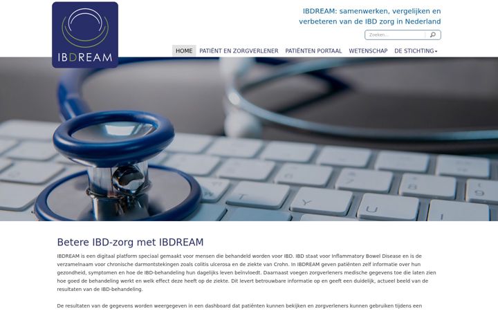 Screenshot of ibdream.nl