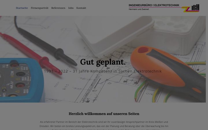 Screenshot of ibe-herrmann.de