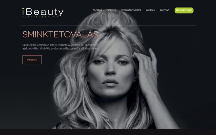 Screenshot of ibeautyszalon.hu