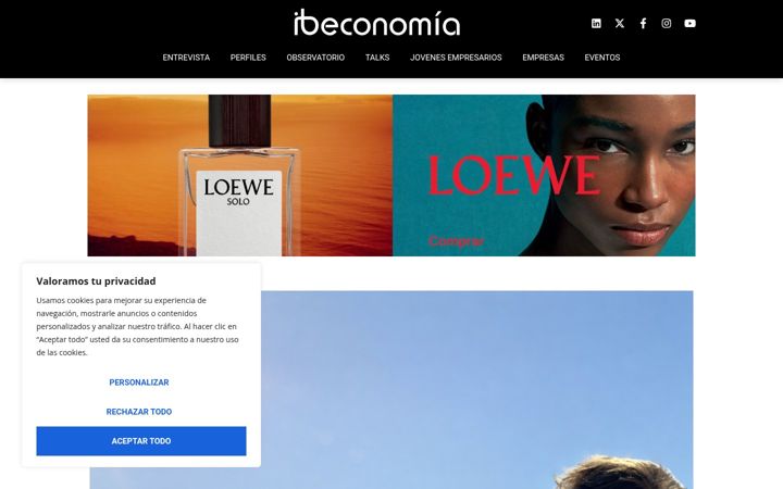 Screenshot of ibeconomia.com