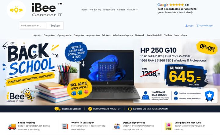 Screenshot of ibee.nl