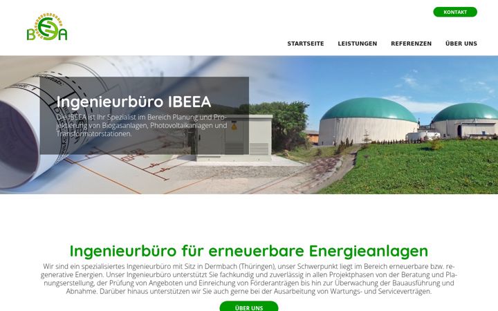 Screenshot of ibeea.de