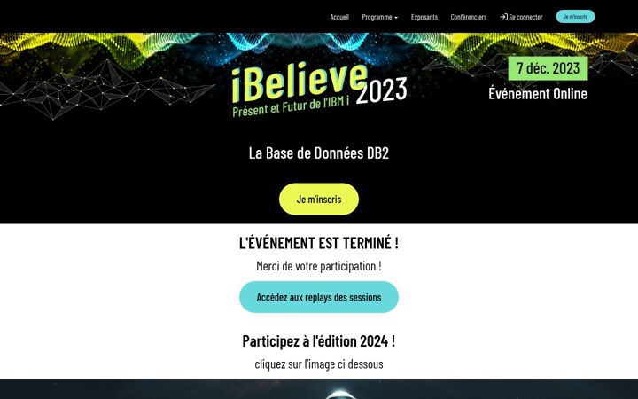 Screenshot of ibelieve2023.fr