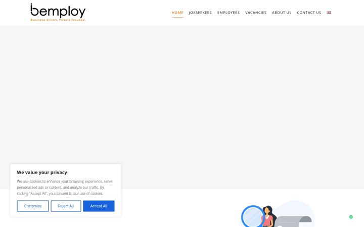 Screenshot of ibemploy.com