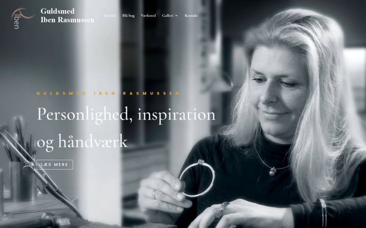Screenshot of ibenrasmussen.com