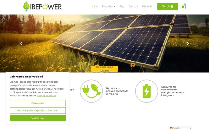 Screenshot of ibepower.com