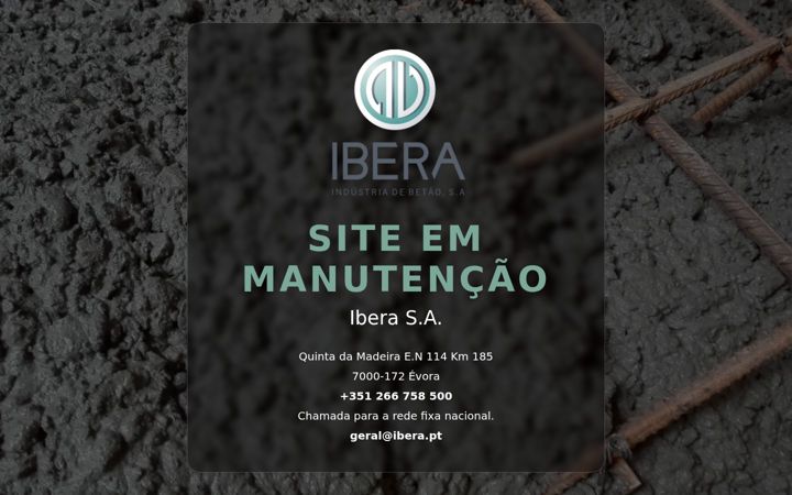 Screenshot of ibera.pt