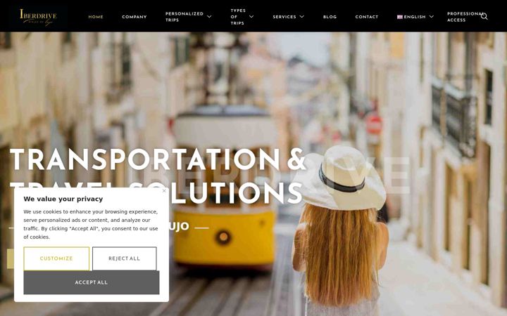 Screenshot of iberdrive.com
