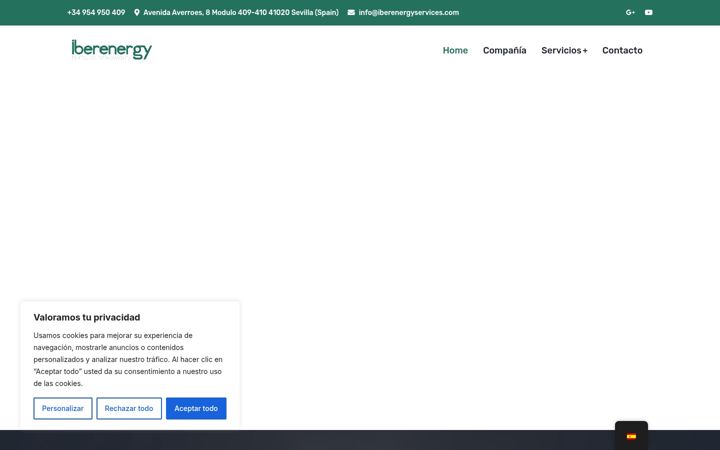 Screenshot of iberenergy.services