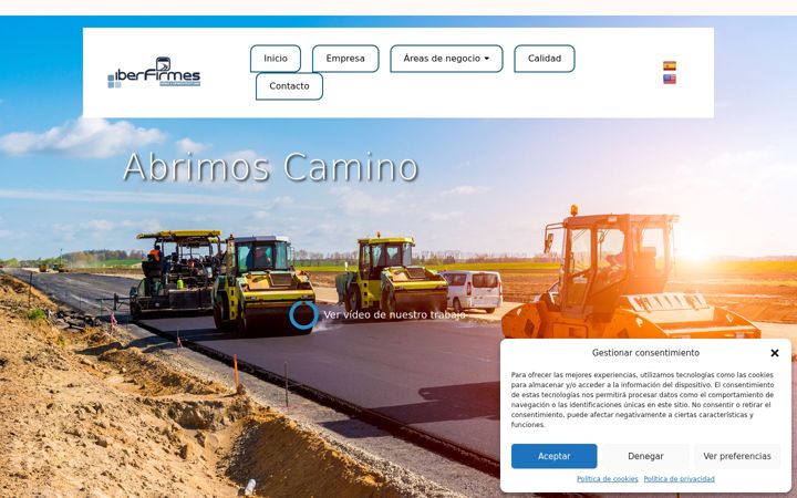 Screenshot of iberfirmes.es