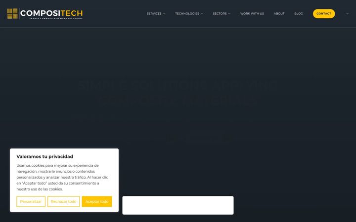 Snímek obrazovky iberiacompositech.com