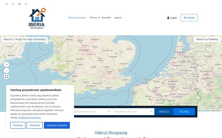 Screenshot of iberianieruchomosci.pl