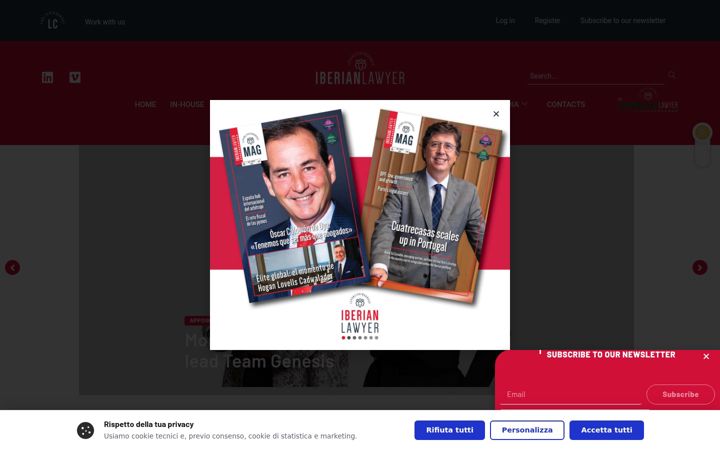 Snímek obrazovky iberianlawyer.com