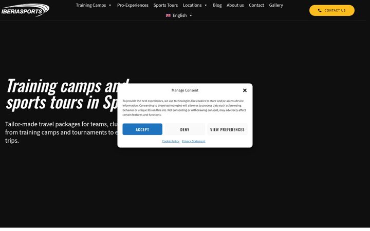 Screenshot of iberiasports.com