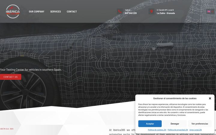 Screenshot of iberica365.com