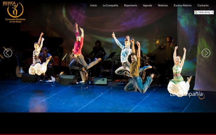 Screenshot of ibericadedanza.com