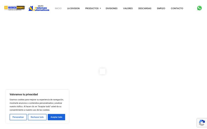 Екранна снимка на ibericadoors.com