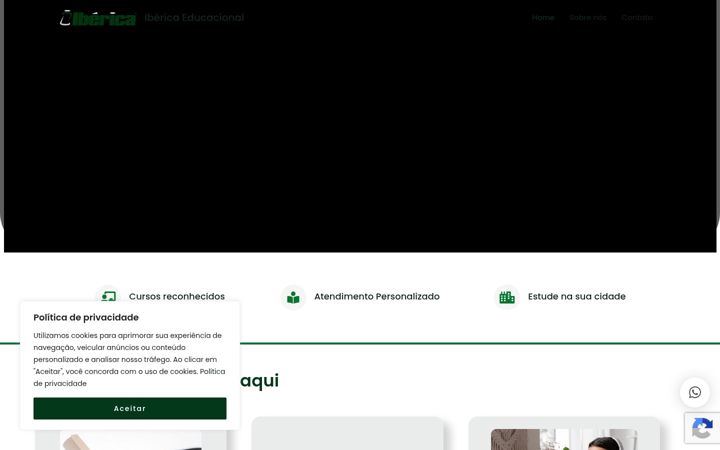 Screenshot of ibericaeducacional.com.br