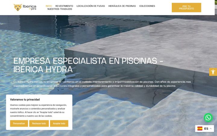 Екранна снимка на ibericahydra.com