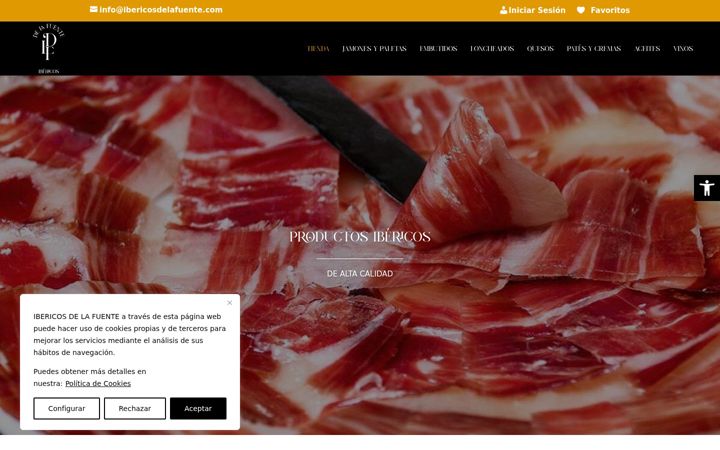 Екранна снимка на ibericosdelafuente.com