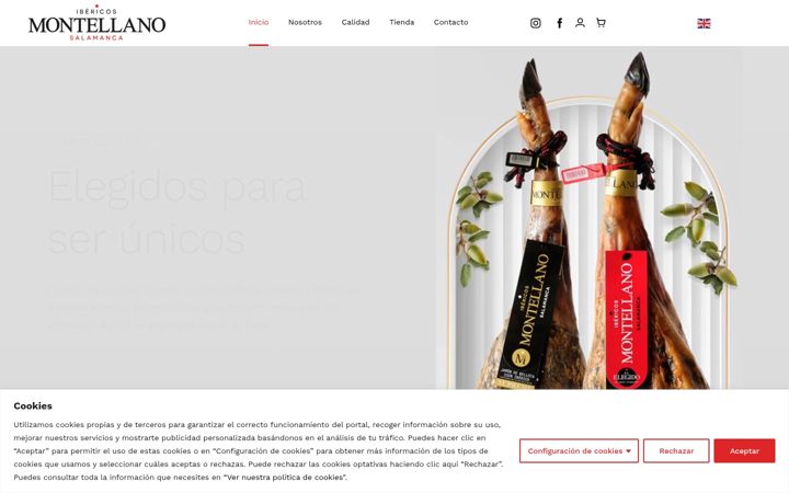 Екранна снимка на ibericosmontellano.com