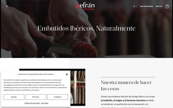 Екранна снимка на ibericospefran.com