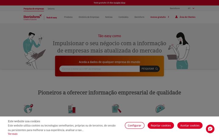 Screenshot of iberinform.pt