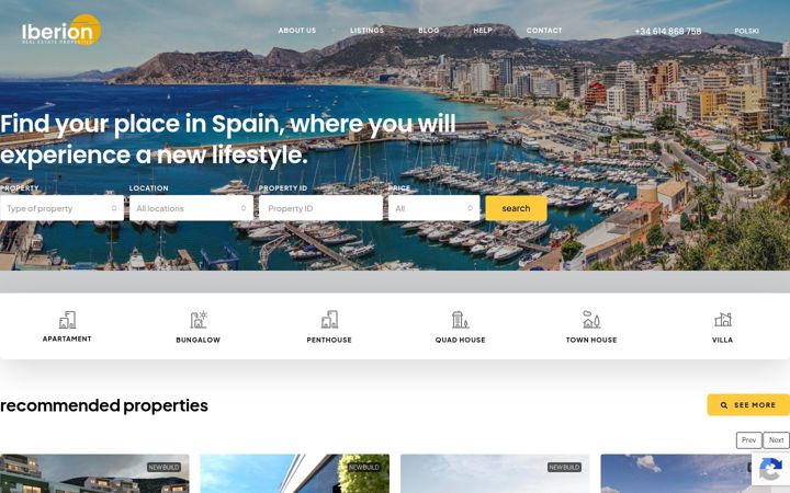Screenshot of iberion.es