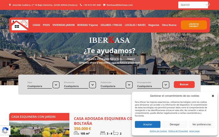 Screenshot of iberkasa.com