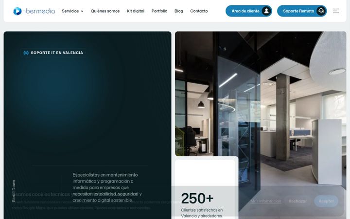 Screenshot of ibermedia.com