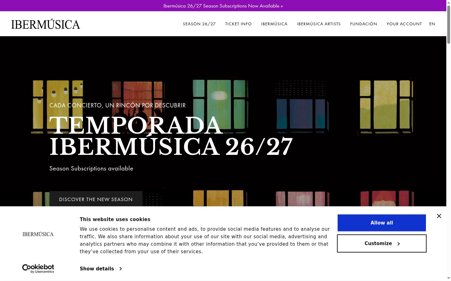 Screenshot tal-banner tal-kunsens muri qabel kwalunkwe interazzjoni
