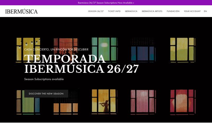 Screenshot of ibermusica.es