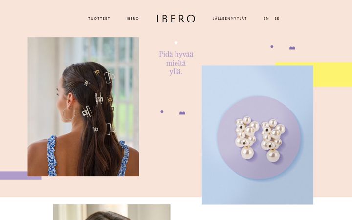 Screenshot of ibero.fi