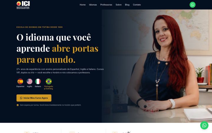 Screenshot of iberoamericano.com.br
