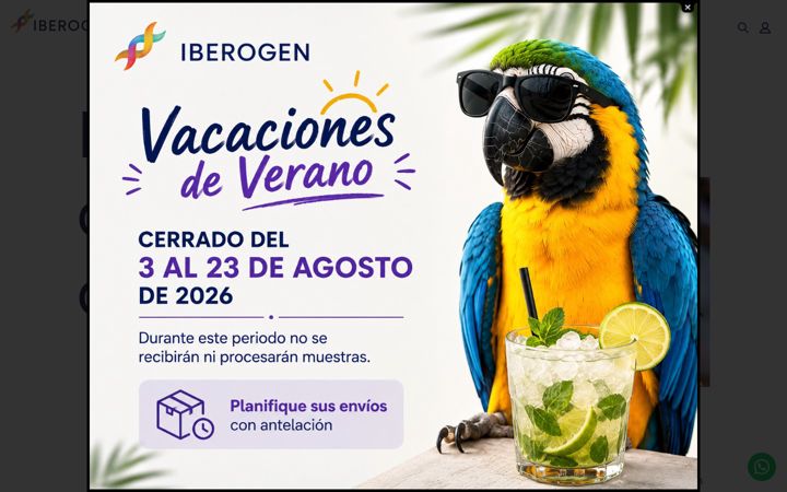 Screenshot of iberogen.com