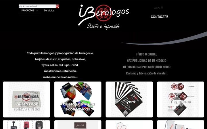 Screenshot di iberologos.com