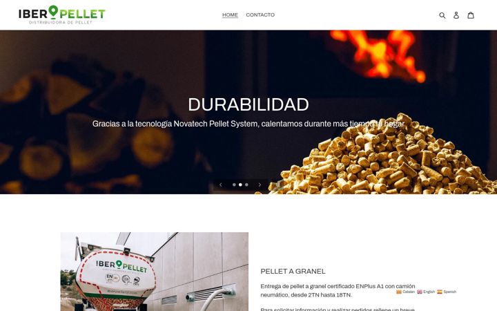 Screenshot of iberpelletsl.com