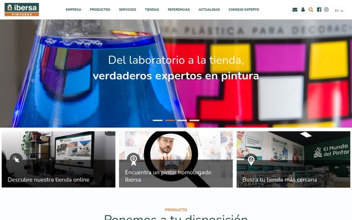 Screenshot of ibersa.es