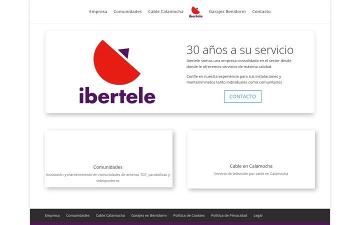 Screenshot of ibertele.es