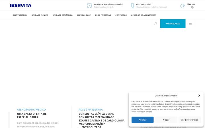 Screenshot of ibervita.com