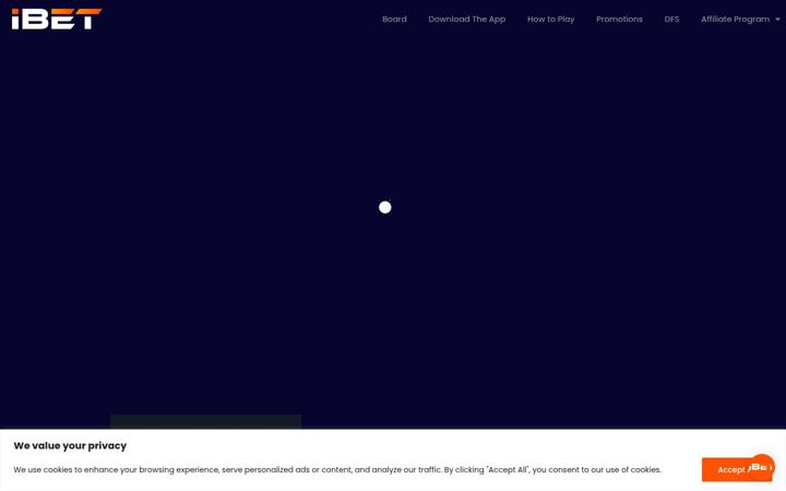 Screenshot of ibetfantasysports.com